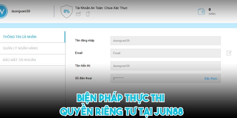 Thành viên luôn được yêu cầu hoàn tất hồ sơ cá nhân để xác thực
